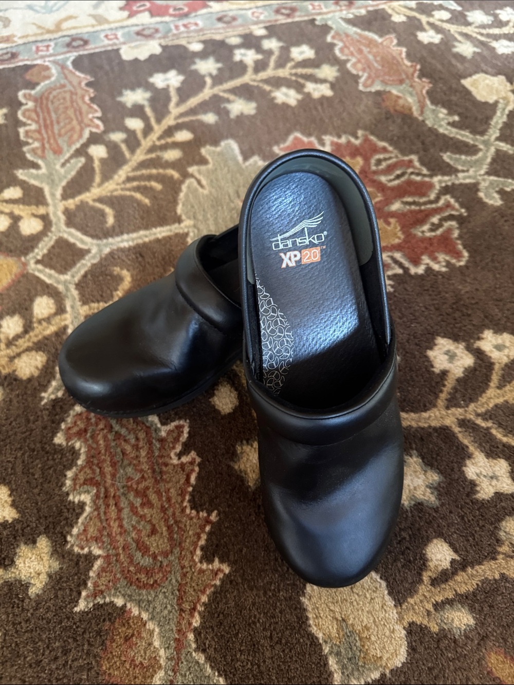 Dansko Black Leather XP 2.0 Clogs